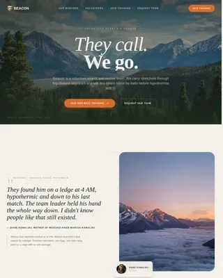 Community Emergency Response Landing Page Template