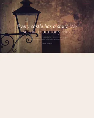 Castle Wedding Booking Website Template