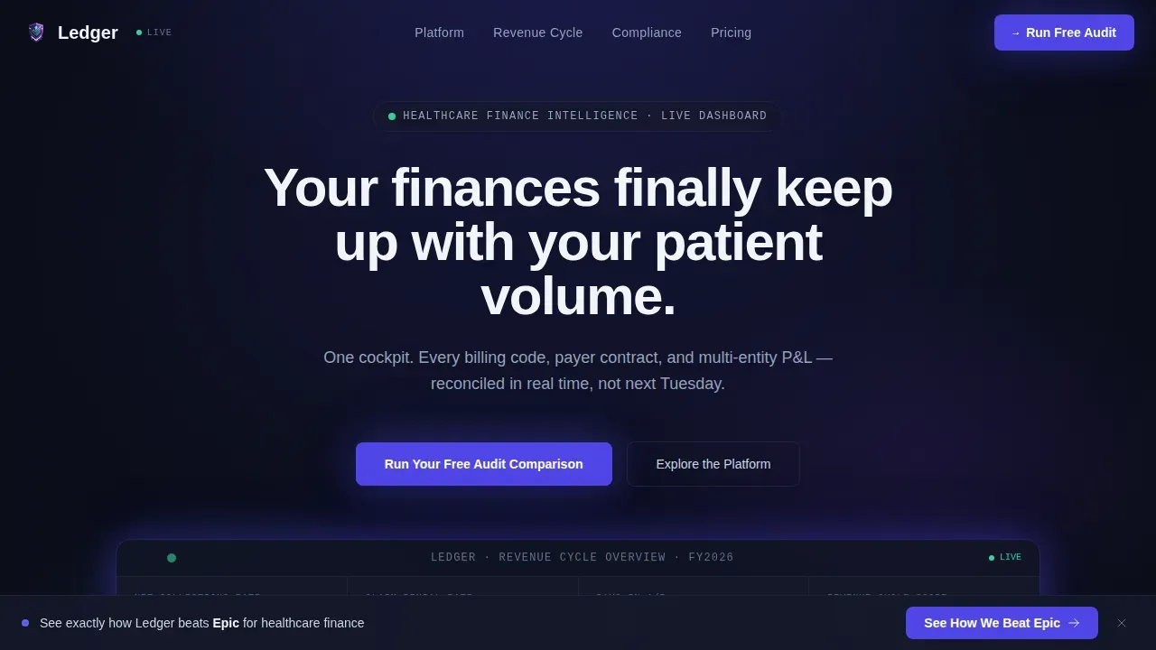 Healthcare Software Professional Website Template