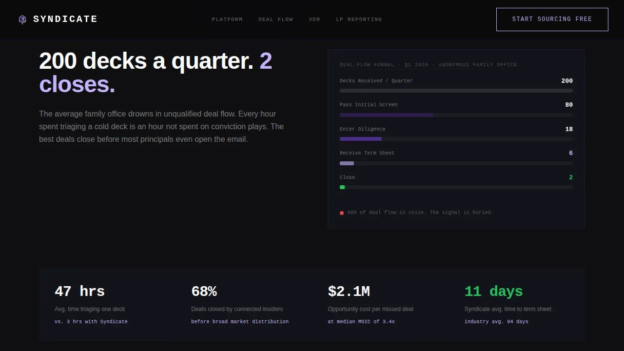 Venture Capital & Fund Reviews Website Template