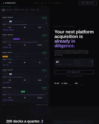 Venture Capital & Fund Reviews Website Template