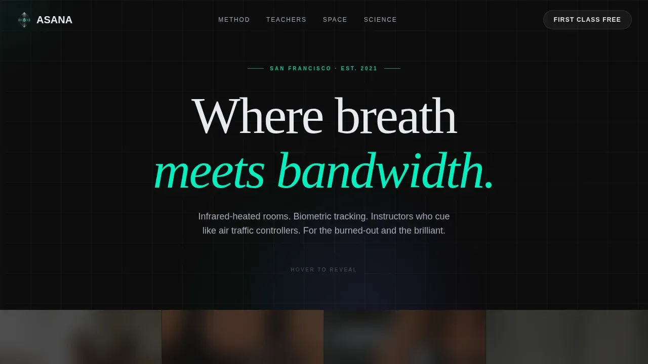 Infrared Yoga Studio Premium Website Template