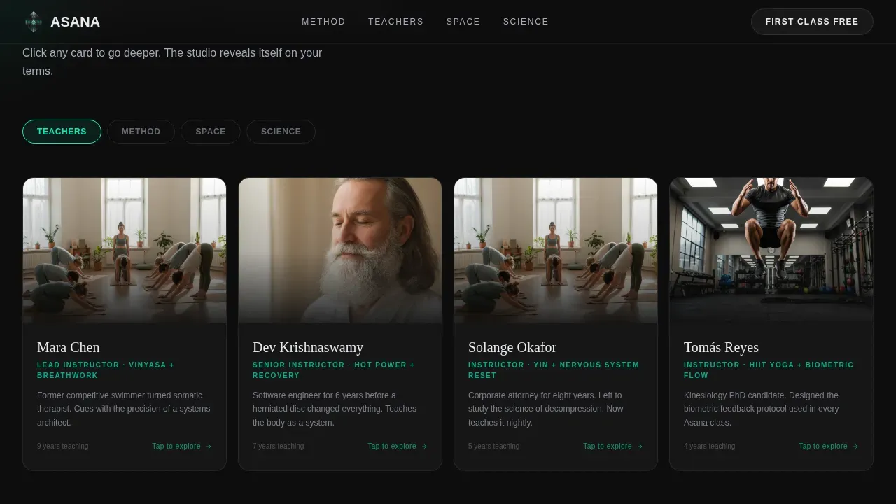 Infrared Yoga Studio Premium Website Template