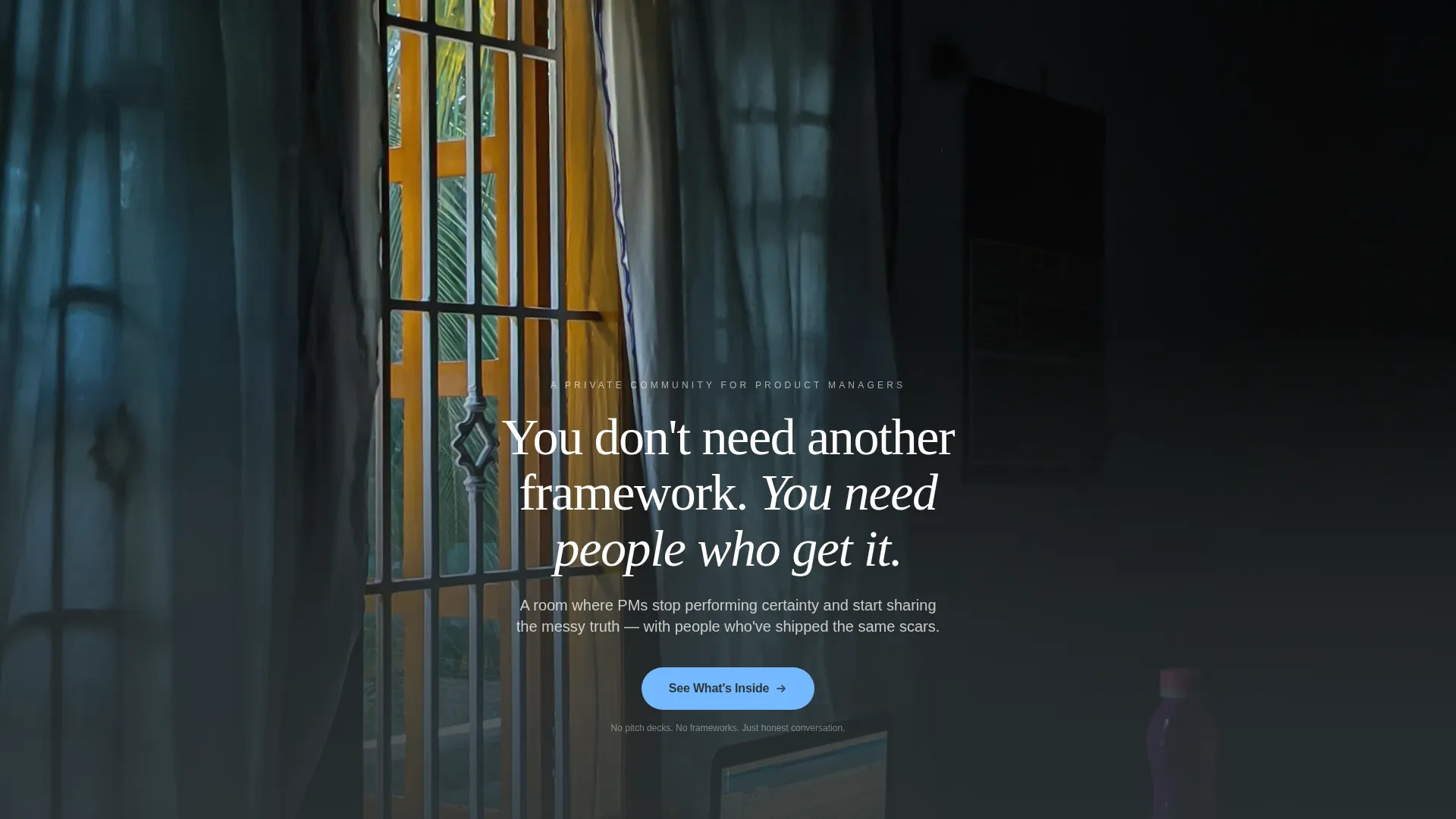 Paid Product Managers Community Landing Page Template