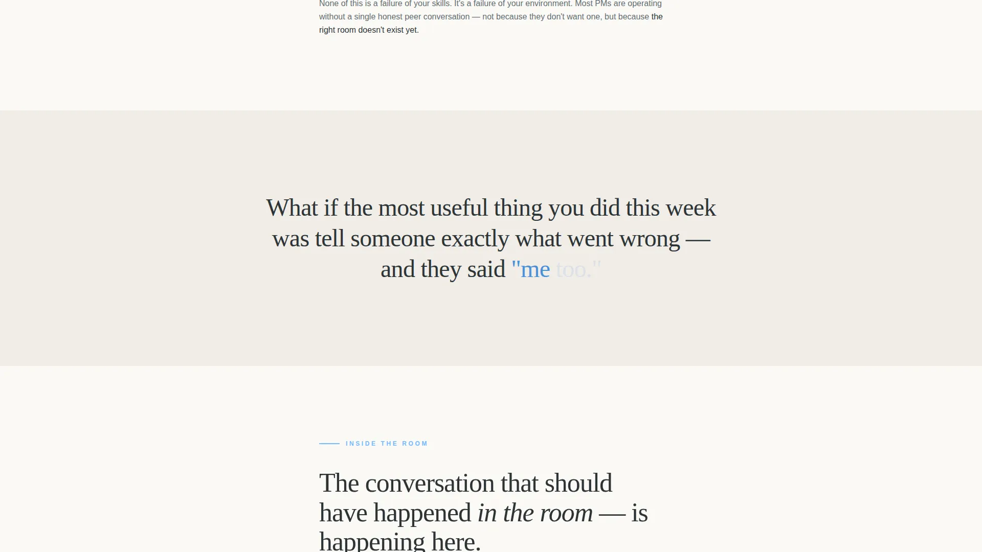Paid Product Managers Community Landing Page Template