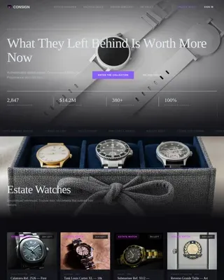 Old Money Fashion Professional Website Template