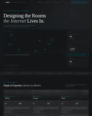 Data Center Construction Professional Website Template