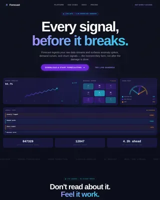 AI & Machine Learning Reviews Website Template