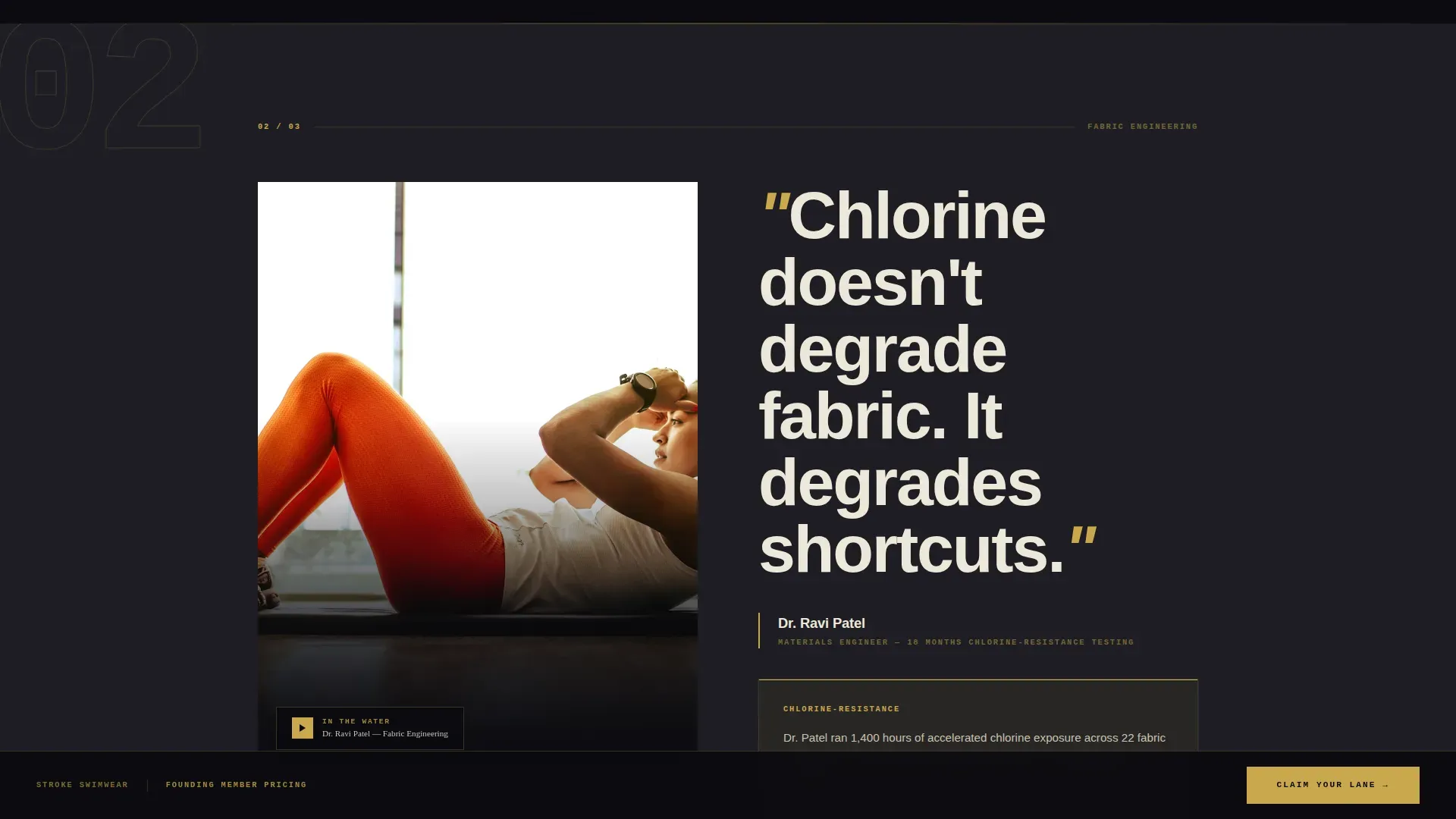 Swimwear & Beachwear Pre-Launch Website Template
