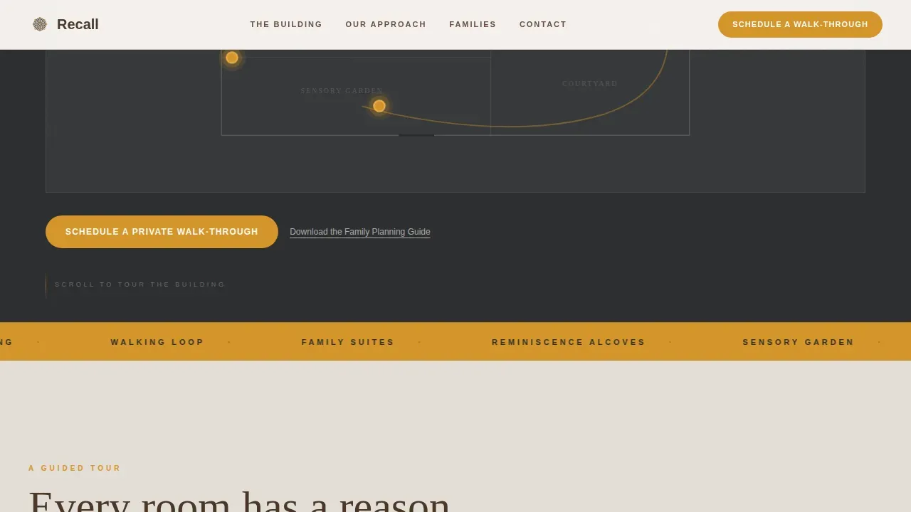 Expert Memory Care Landing Page Template