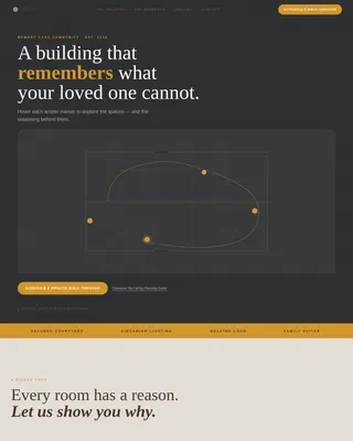 Expert Memory Care Landing Page Template