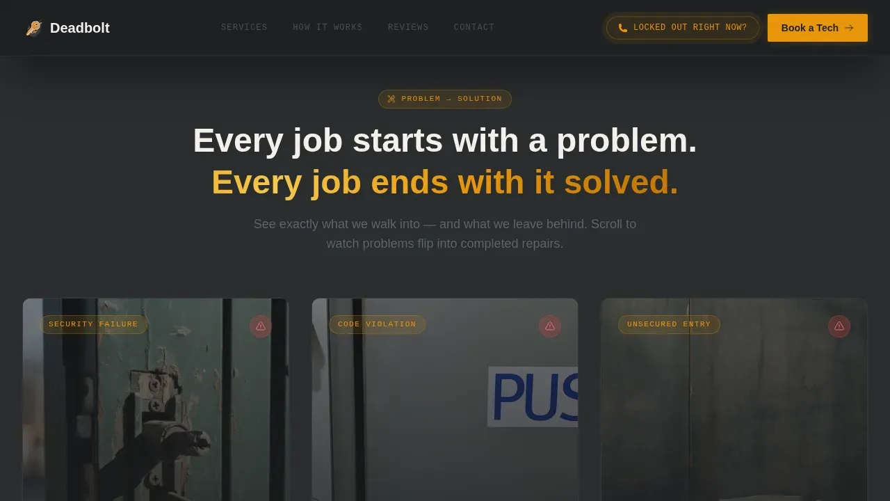 Handyman & Odd Jobs Booking Website Template