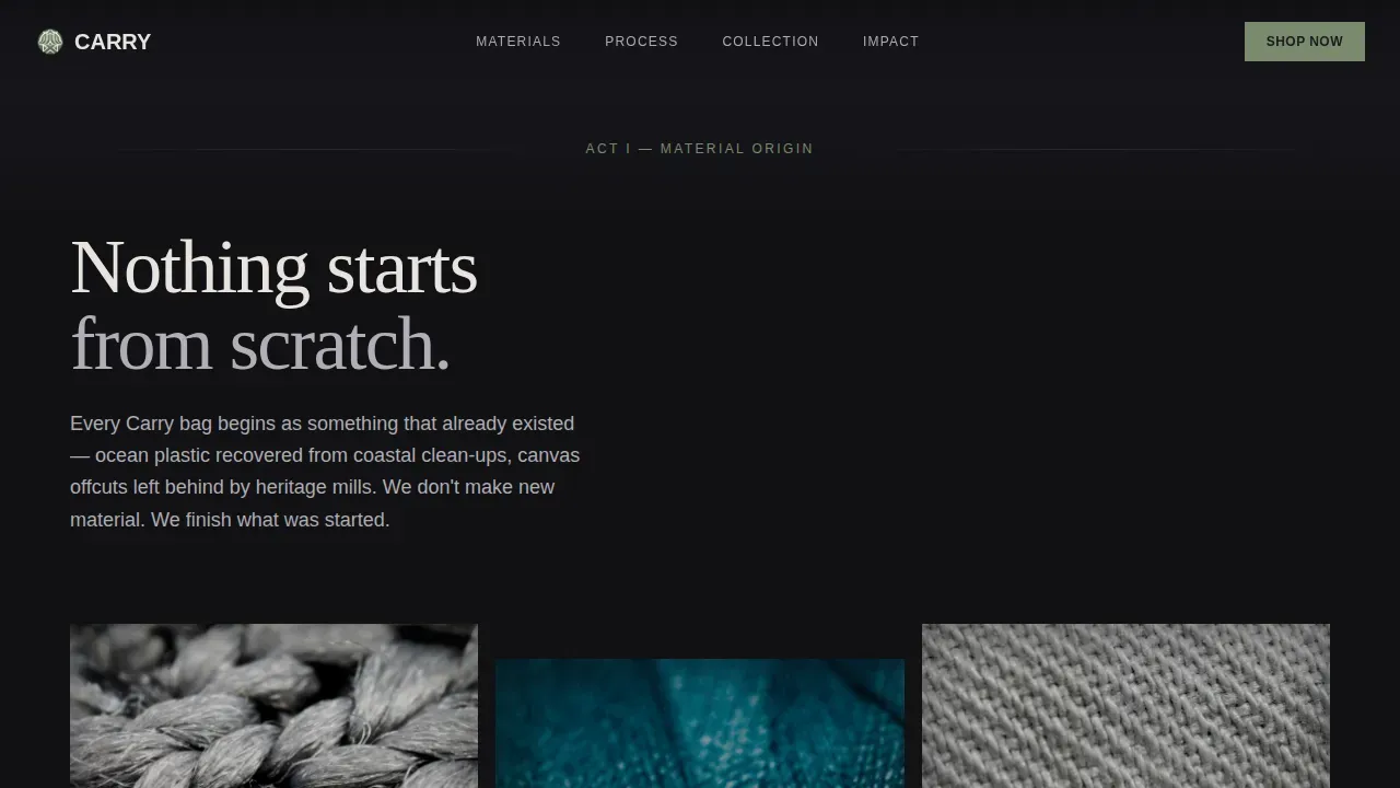 Bag & Luggage Brand Comparison Website Template