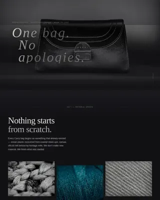 Bag & Luggage Brand Comparison Website Template