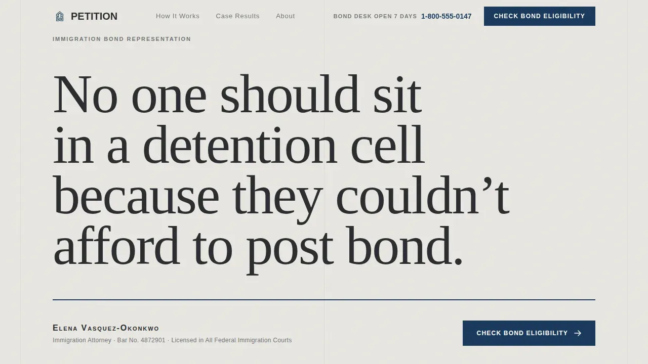Immigration Law Blog Website Template