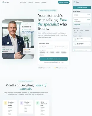 GI Specialist Directory Landing Page Template
