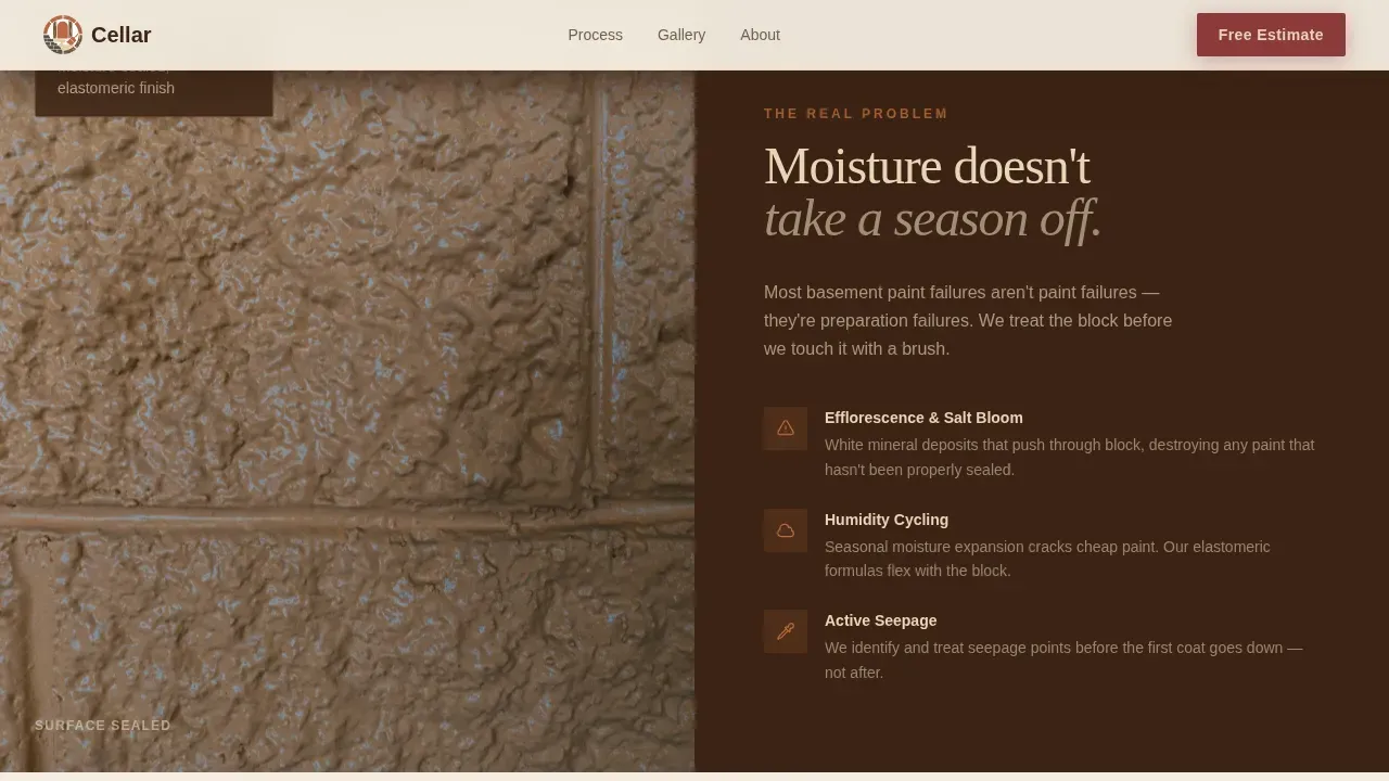 Basement Renovation Professional Website Template