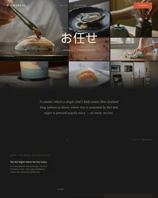 Restaurant & Dining Booking Website Template