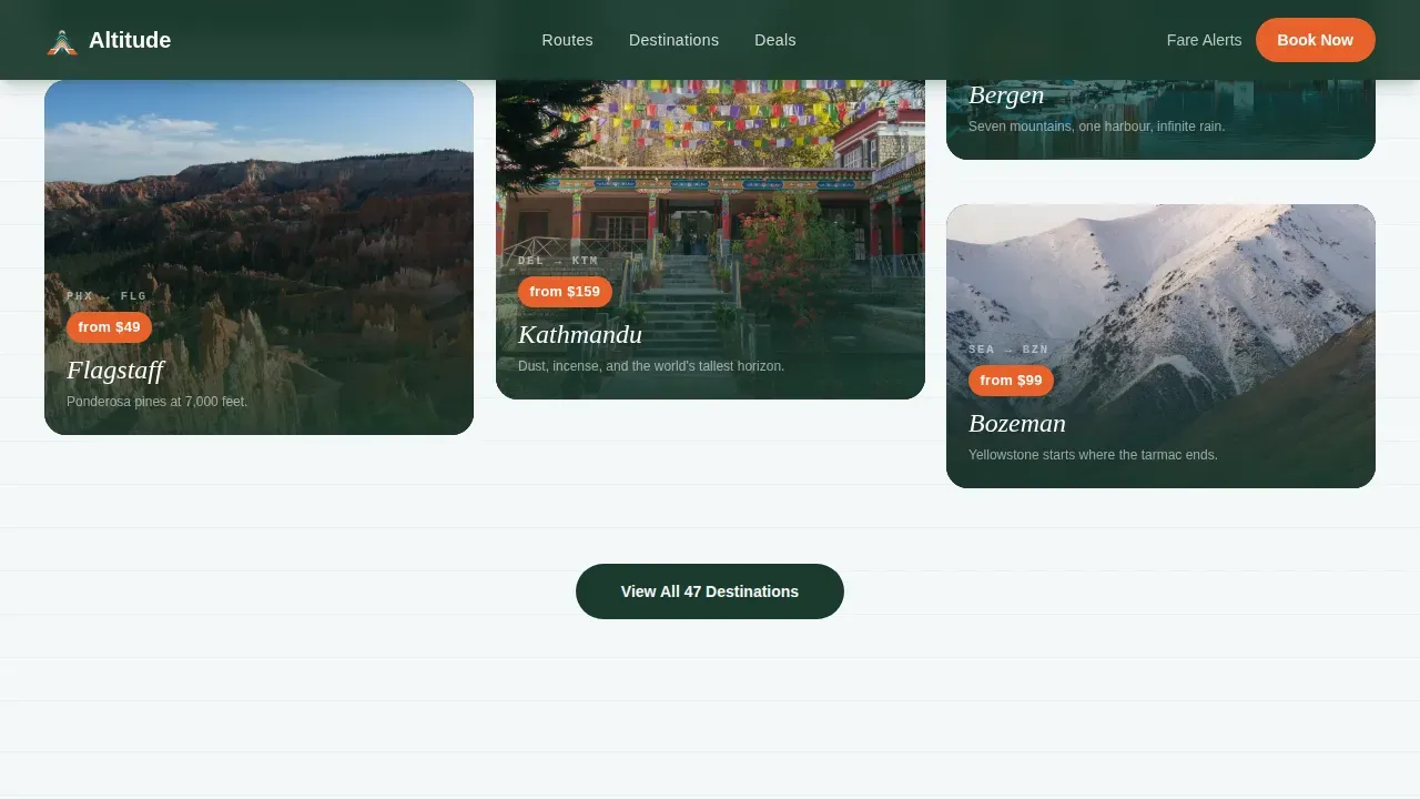 Airline & Aviation Booking Website Template