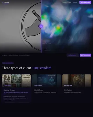Illustration & Art Portfolio Portfolio Website Template
