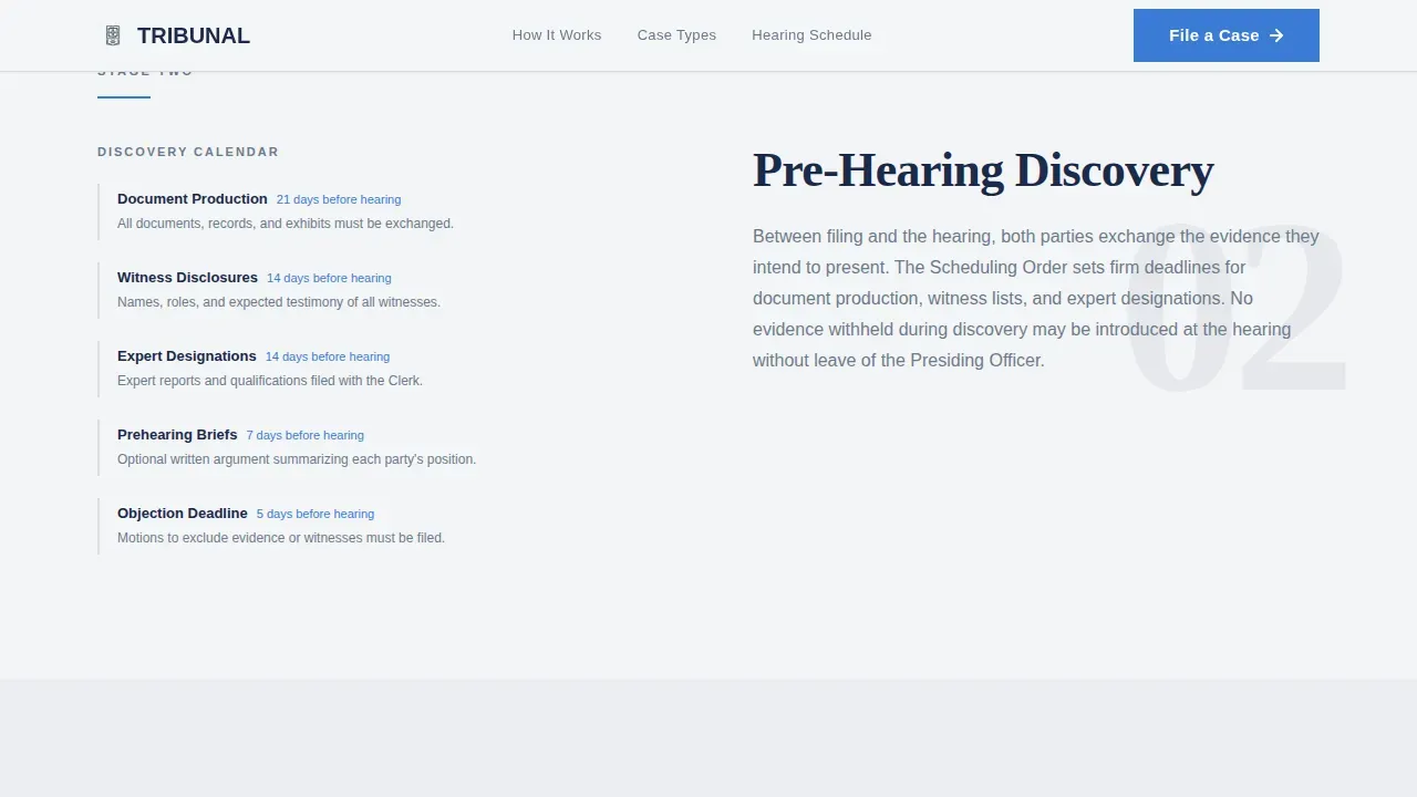 Authoritative Legal Court Landing Page Template