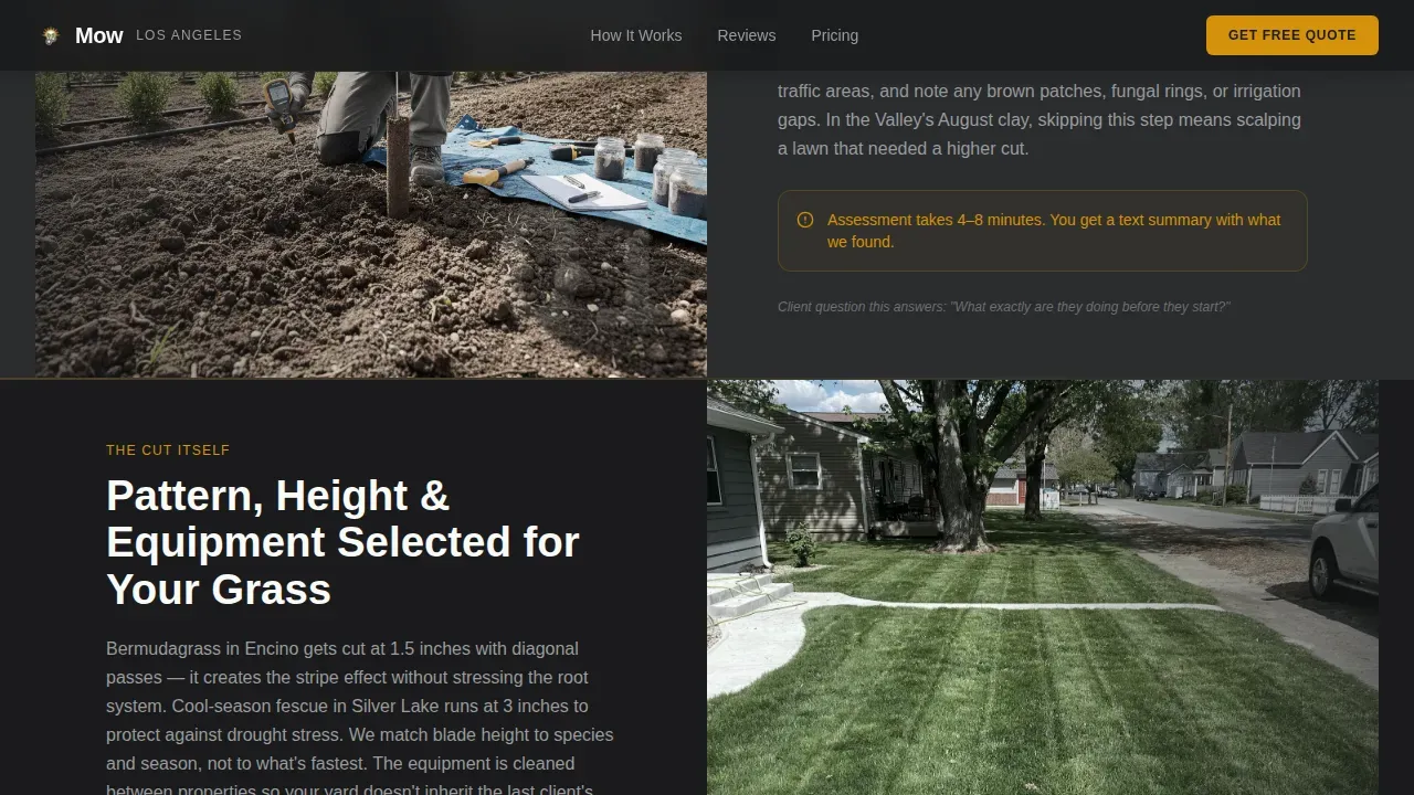 Expert Lawn Maintenance | Free Website Template | Rocket