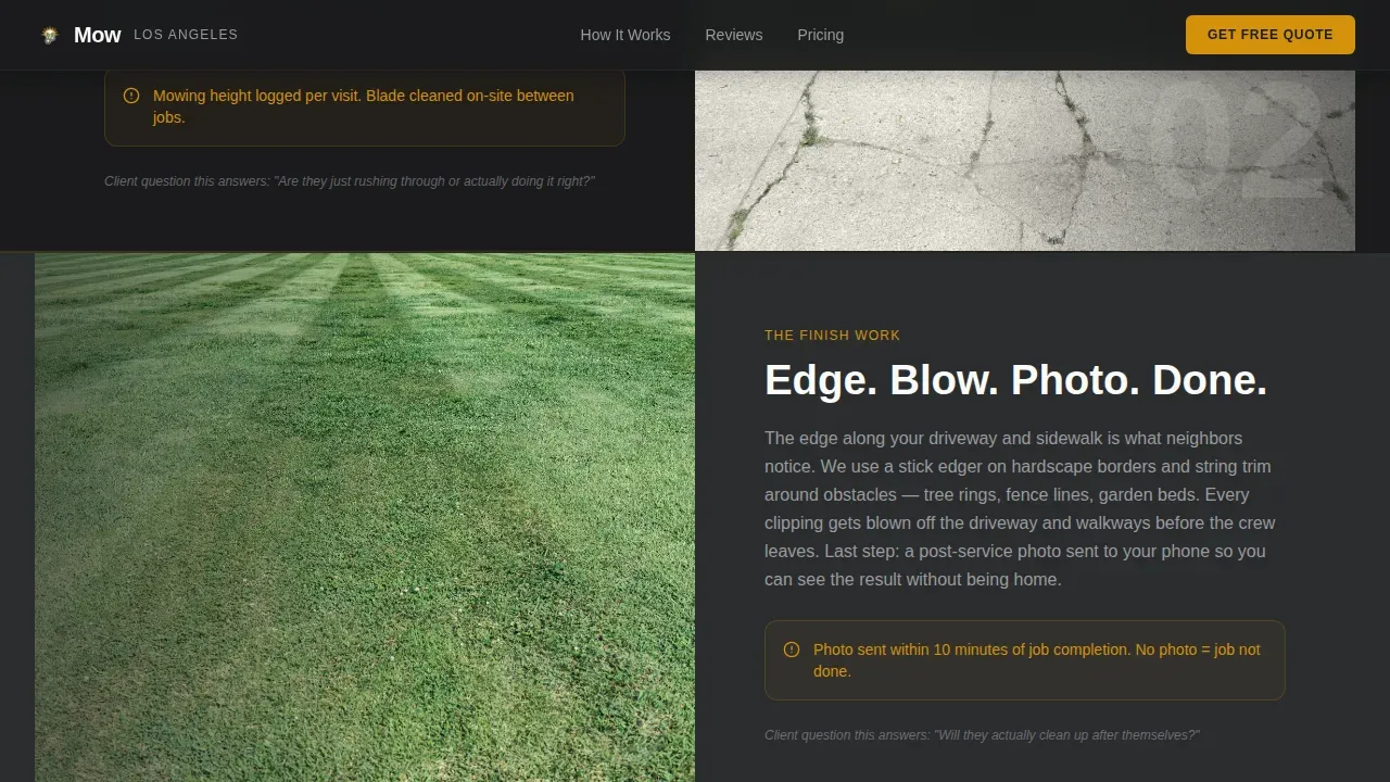 Expert Lawn Maintenance | Free Website Template | Rocket