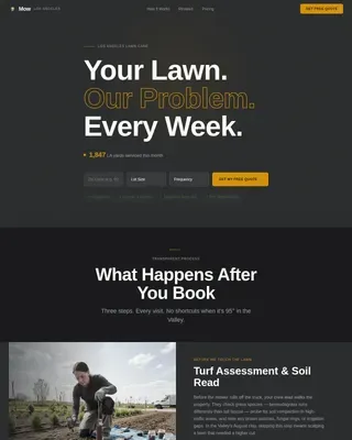 Expert Lawn Maintenance | Free Website Template | Rocket