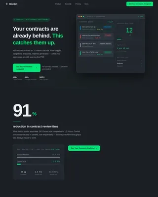 LegalTech Startup Reviews Website Template
