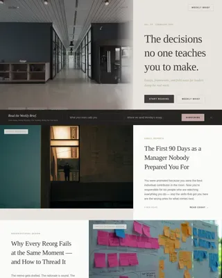 Business & Finance Blog Directory Website Template
