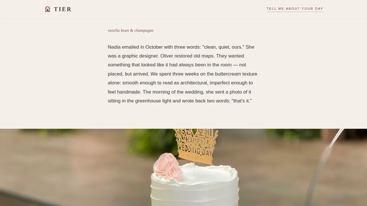 Minimalist Wedding Blog Website Template