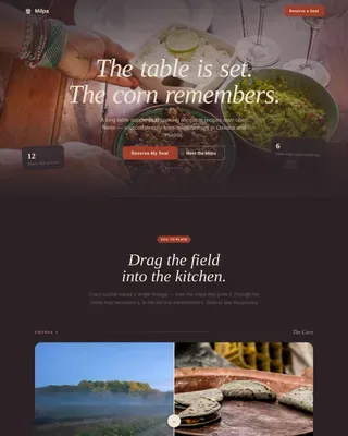 Mexican Dining Professional Website Template