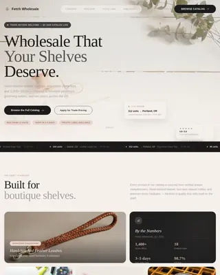 Pet Accessories & Toys Store Professional Website Template
