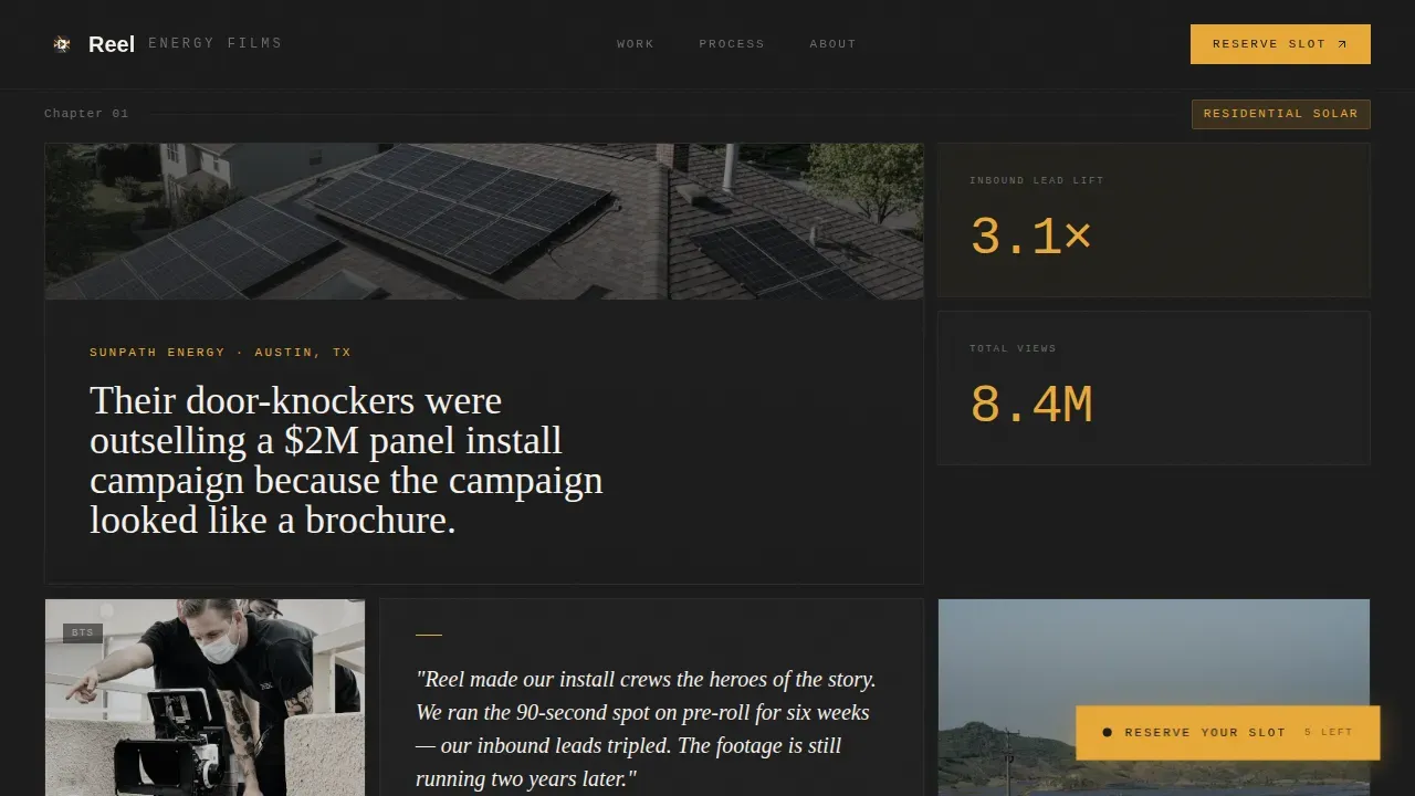 Energy Marketing & Agency Pre-Launch Website Template