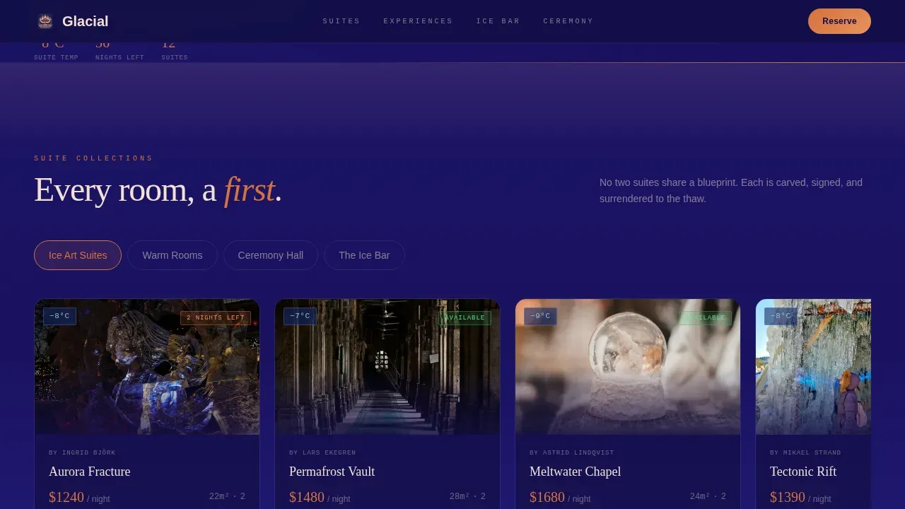 Unique Stay & Accommodation Booking Website Template