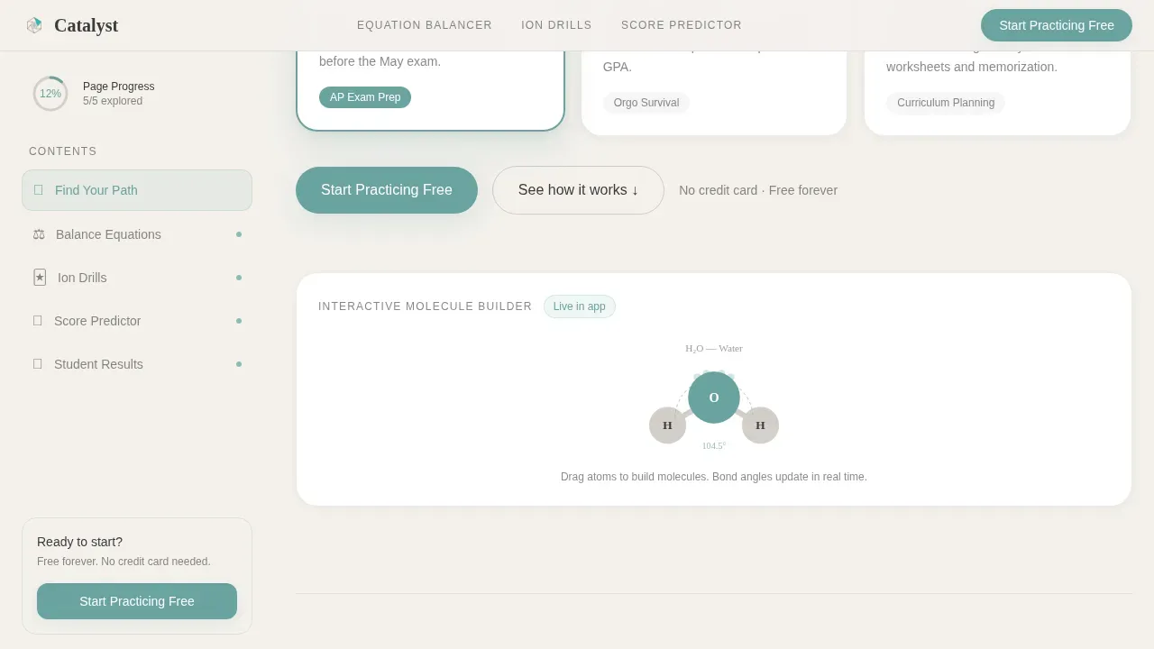 Chemistry Education Education Website Template