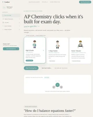 Chemistry Education Education Website Template