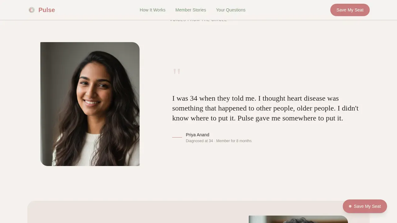 Heart Disease Care Booking Website Template