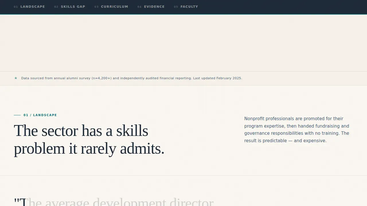 Nonprofit Digital Presence Blog & Content Website Template