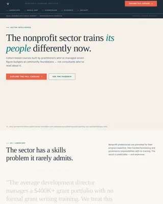 Nonprofit Digital Presence Blog & Content Website Template