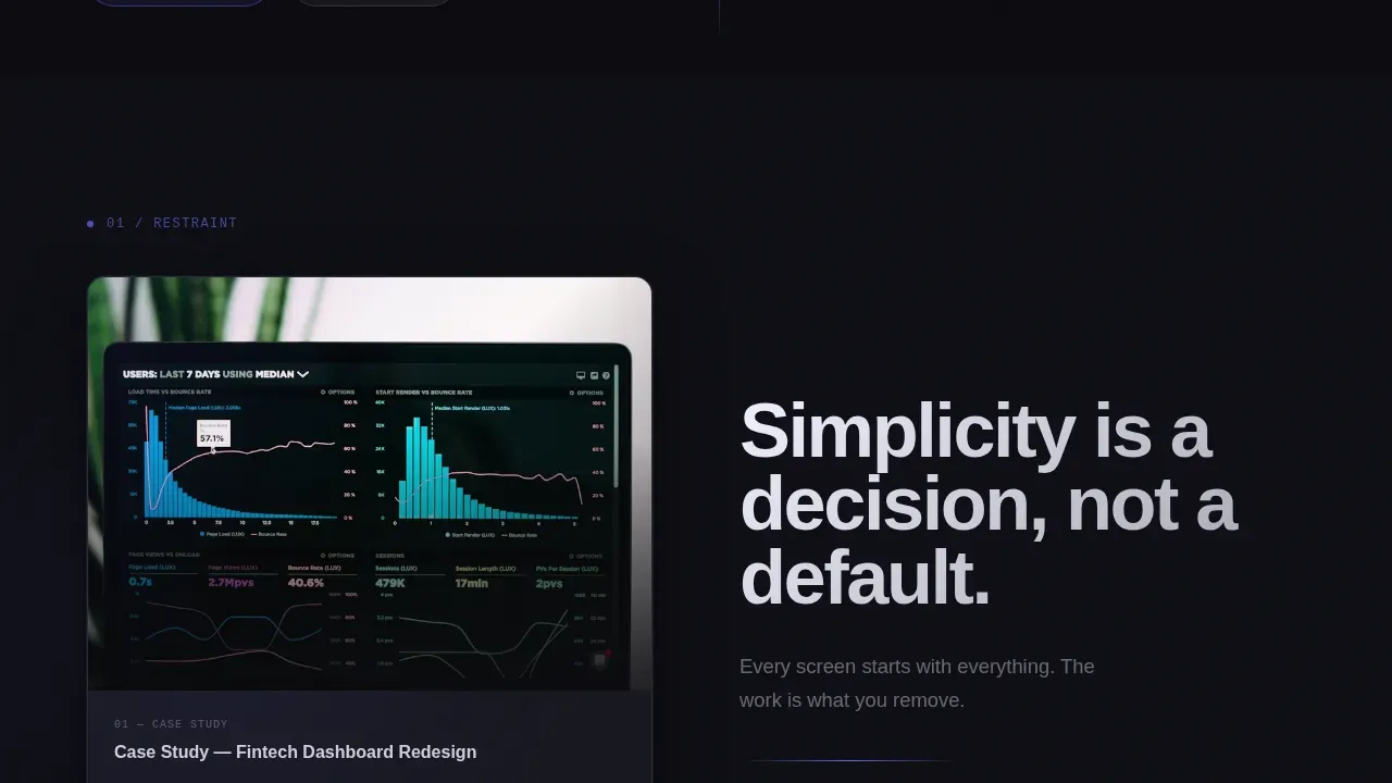 Tech Product Design Landing Page Template