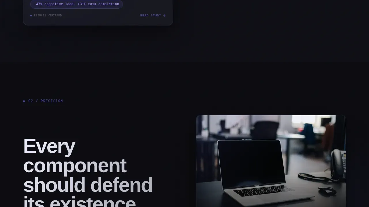 Tech Product Design Landing Page Template