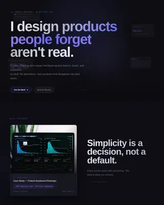 Tech Product Design Landing Page Template