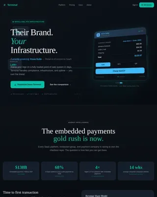 White Label POS Comparison Landing Page Template