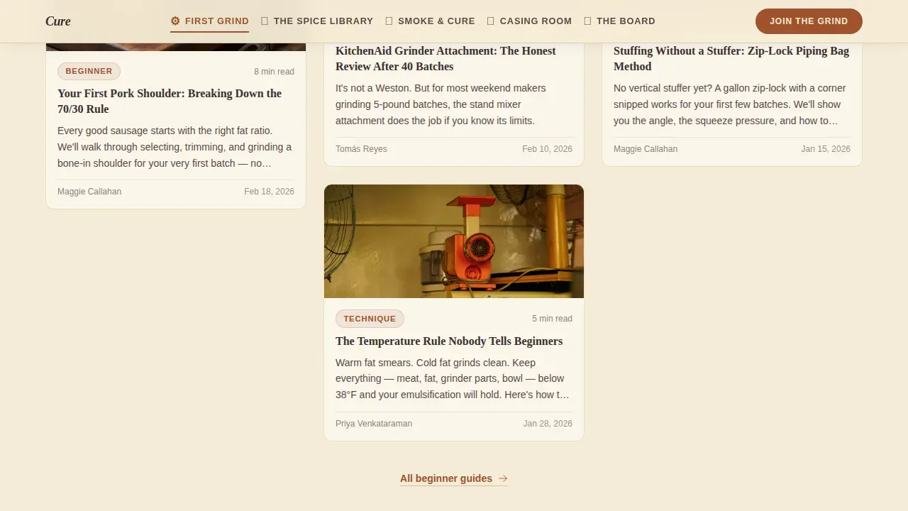 Hobby & Passion Content Blog & Content Website Template