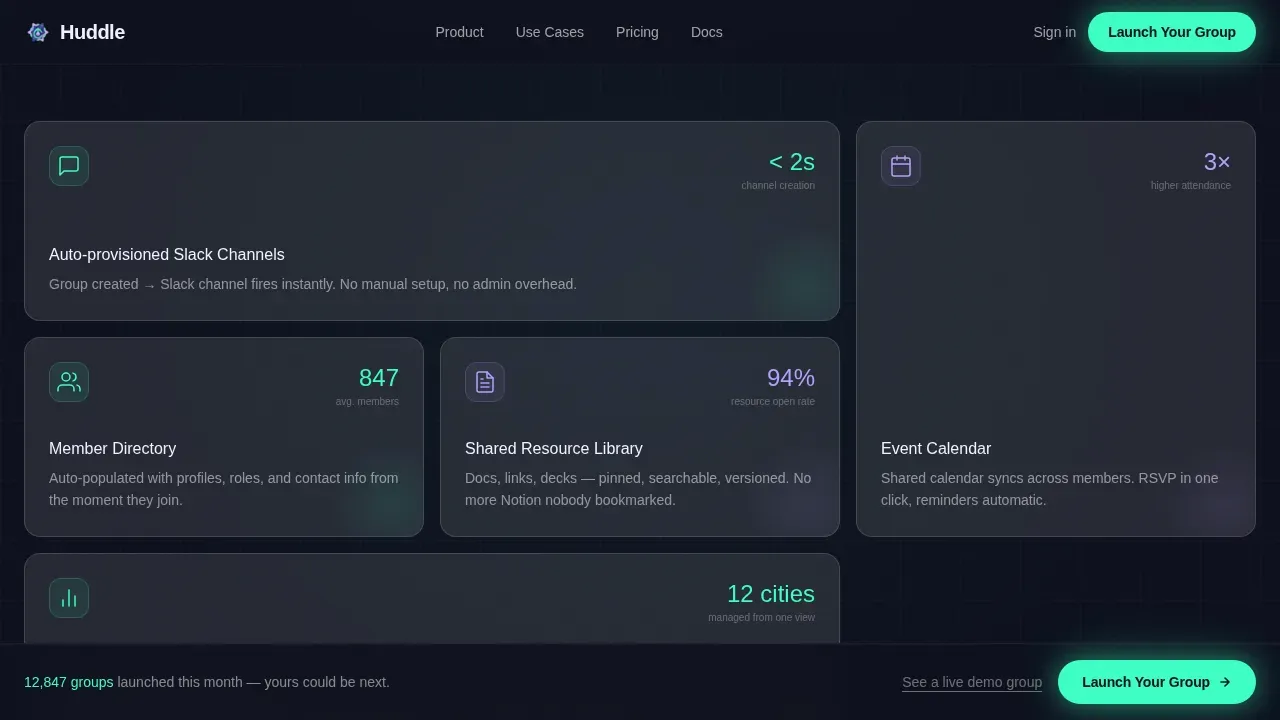 Rapid Community Builder Landing Page Template
