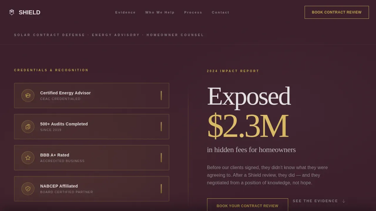 Premium Renewable Energy Landing Page Template