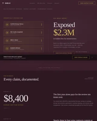 Premium Renewable Energy Landing Page Template