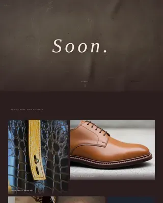 Premium Vintage Footwear Landing Page Template
