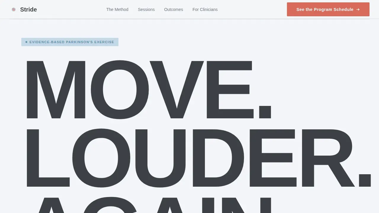 Clinical Movement Therapy Landing Page Template